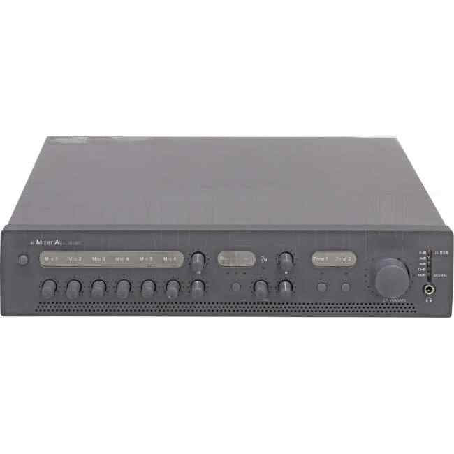 Bosch 120 Watt Plena 2 Zone Mixer Amplifier With 6 Mic's & 3 Music Inputs - Default Title (PLE2MA120)