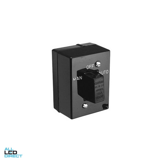 Clipsal 35 Amp Panel Mount Main Switch Black