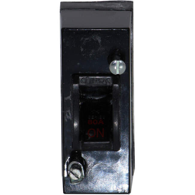 Clipsal 80 Amp 1 Pole Panel Mount Main Switch With Back Wiring Black