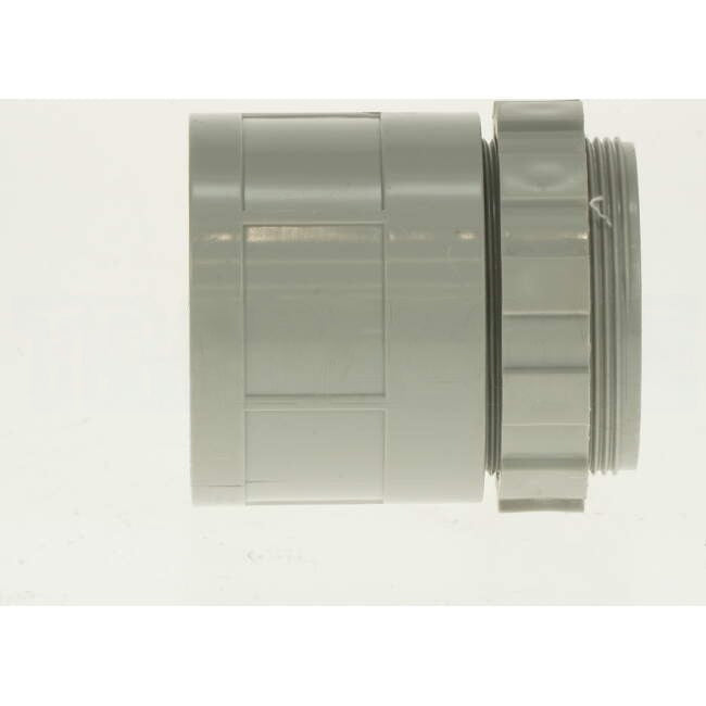 GTS 50mm Conduit Adaptor Plain to Screw with Locknut