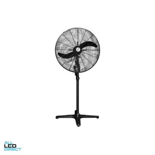 Fantech Pedestal Industrial Fan 3 Speed Oscillating Grey