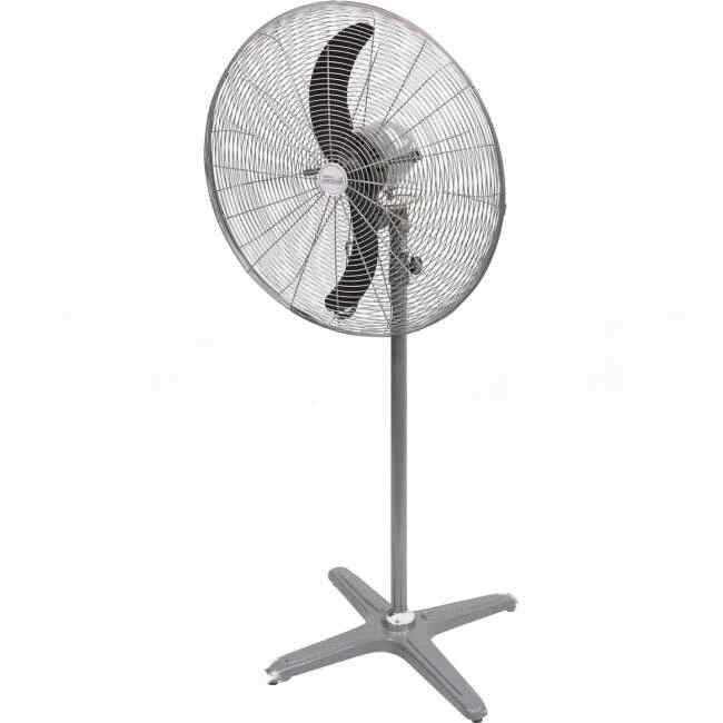 Fantech Pedestal Industrial Fan 3 Speed Oscillating Grey - Default Title (PSET63403SP)