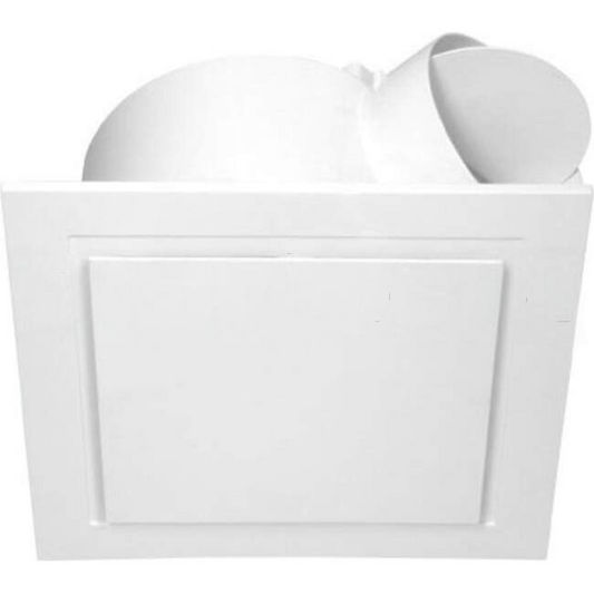 Ventair 200mm AIRBUS 200 Square Premium Quality Side Ducted Exhaust Fan White