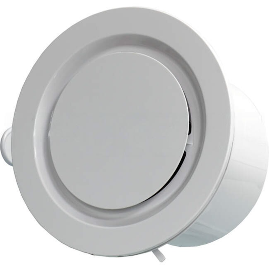 Ventair 250mm AIRBUS 250 Premium Quality Side Ducted Exhaust Fan - Extra Low Profile - With Fascia White