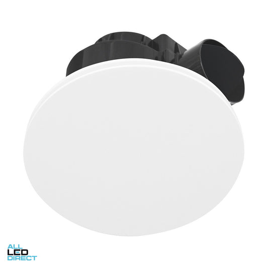 Ventair AIRBUS200 High Flow Round Exhaust Fan White ALL LED Direct