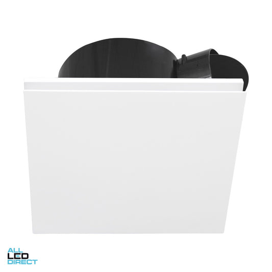 Ventair AIRBUS250 High Flow Square Exhaust Fan White ALL LED Direct