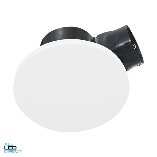 Ventair AIRBUS300 High Flow Round Exhaust Fan White ALL LED Direct