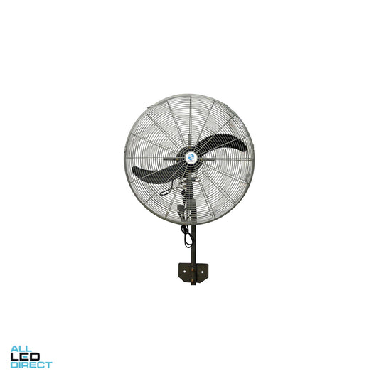 Fantech 690mm Wall Mounted 3 Speed Commercial Fan Silver