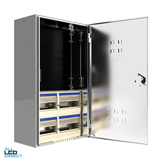 B&R Horizon Q12 Metering Enclosure Suitable For QLD Including 48 Pole Switchboard & Meter Panel ALL LED Direct