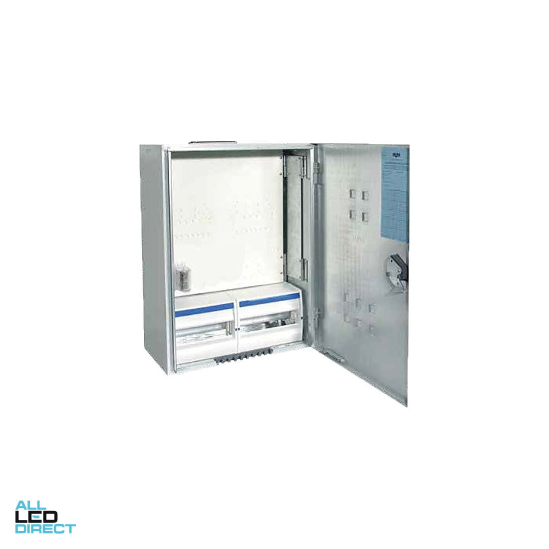 B&R QLD Horizon 24 Pole Domestic and Light Commercial Meter Box For Single and Multi-Phase Installations E9P N18P+Stud AS/NZS3012 IP23 Grey ALL LED Direct