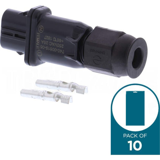 Enphase Q Connector Female Pack Of 10