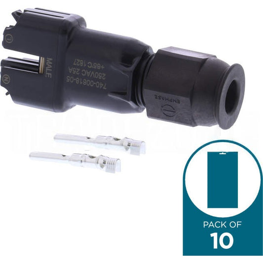 Enphase Q Connector Male Pack Of 10