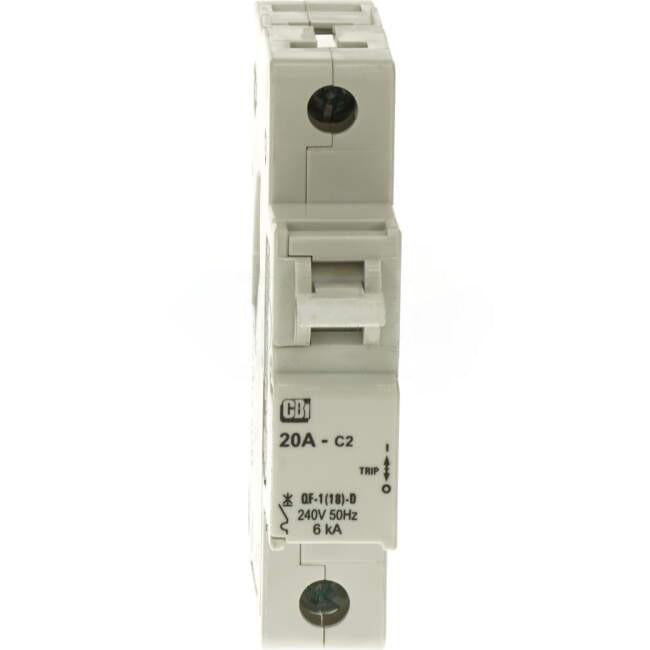 CBI Heinemann 20 Amp Miniature Circuit Breaker MCB Curve 2 1 Pole 6kA