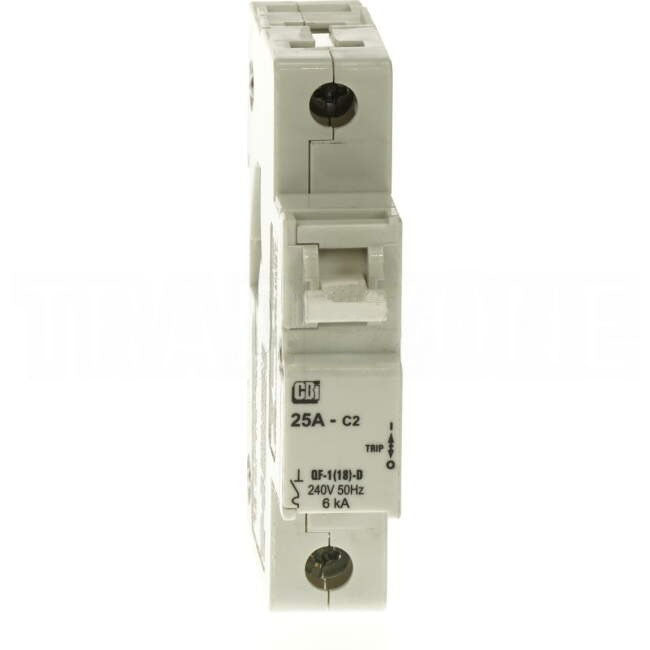 CBI Heinemann 25 Amp Miniature Circuit Breaker MCB Curve 2 1 Pole 6kA