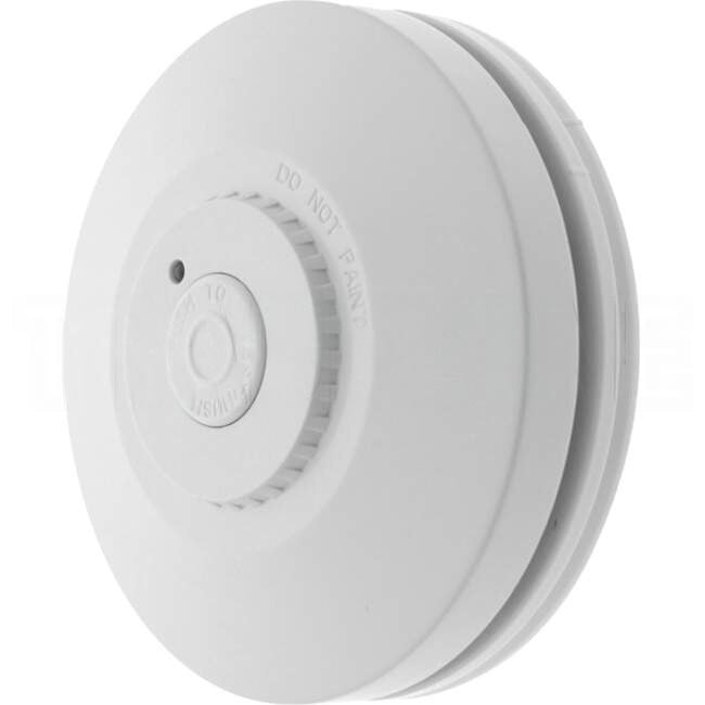 Red Smoke Alarms Surface Mounted Photoelectric Smoke Alarm With 10 Year Lithium Battery