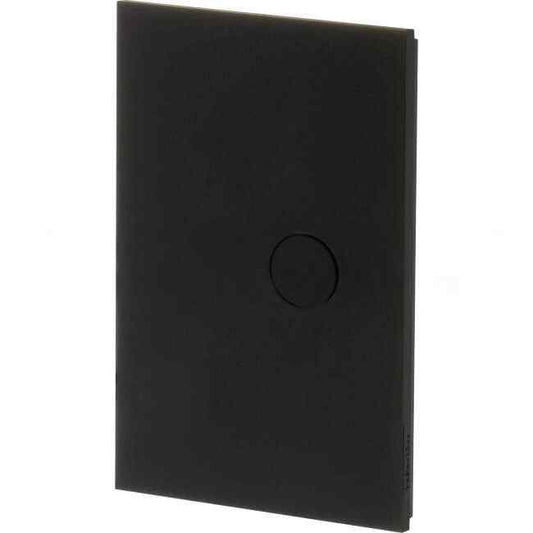 Clipsal C-Bus 1 Gang SATURN ZEN Wall Plate Internal Push Button With LED Indicator Zen Black - Default Title (R5041NLZB)