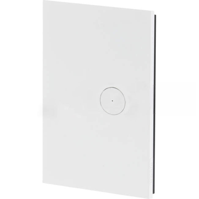 Clipsal C-Bus 1 Gang SATURN ZEN Wall Plate Internal Push Button With LED Indicator Zen White