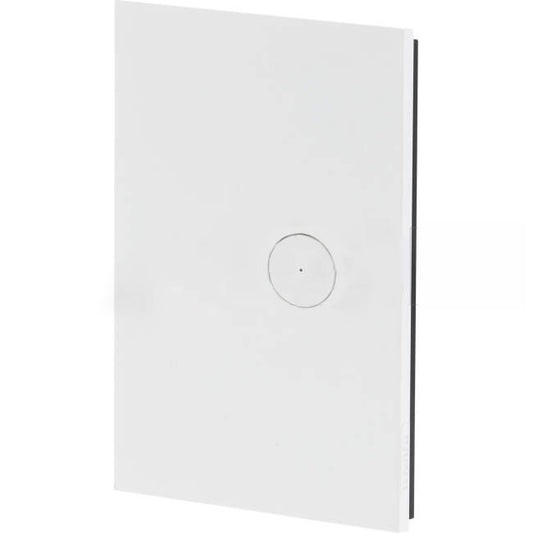 Clipsal C-Bus 1 Gang SATURN ZEN Wall Plate Internal Push Button With LED Indicator Zen White