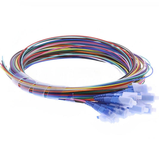Reichle & De-Massari 1.25mm Single Mode LC OS1 OS2 Pigtail 2.5 Metre 12 Pack