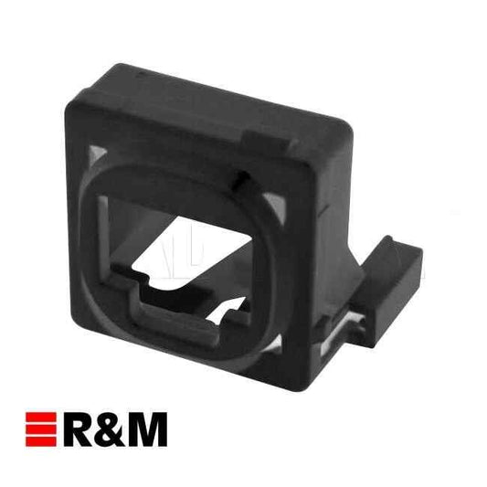 Reichle & De-Massari Bezel to Suit Clipsal Faceplate+Freenet jack Black - Default Title (R795721)