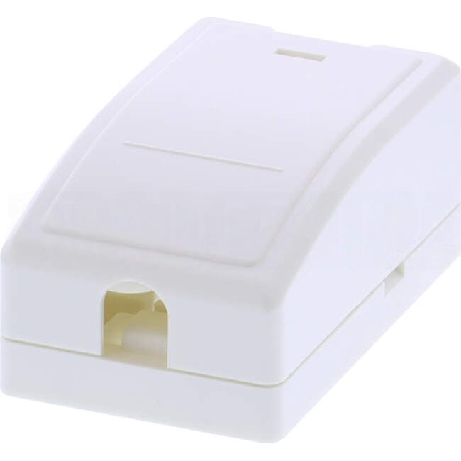 Reichle & De-Massari Single Port Surface Mount Box Off White