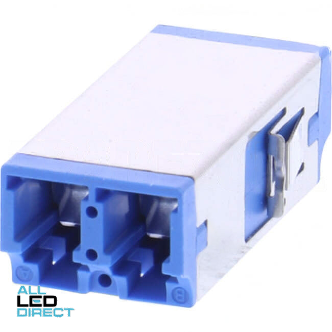 Reichle & De-Massari LC Duplex Adapter Blue