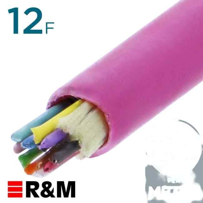 Reichle & De-Massari 12f OM4 LSZH Light Duty Riser Optical Cable Purple Per Metre - Default Title (R876203)