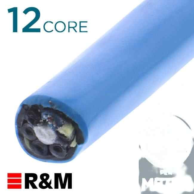 Reichle & De-Massari Single Mode OS2 12 Core Mini Loose Tube Outdoor Fibre Blue Per Metre - Default Title (R878454)