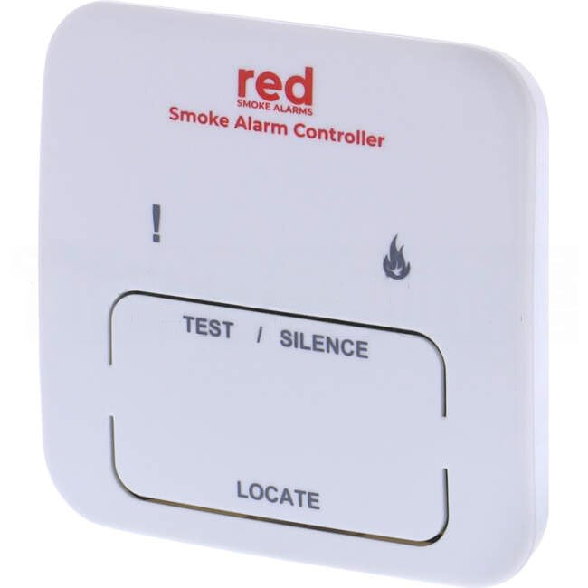 Red Smoke Alarms Wireless Smoke Alarm Controller-Interconnect