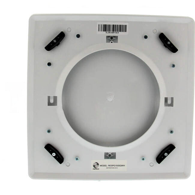 Fantech 353mm RESPONSE Ceiling Mounted Fixed Square Inlet Grille