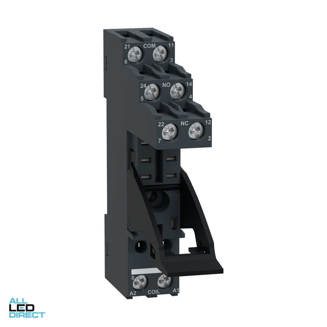 Schneider Relay Base Suits RXG2 Relays 2 Pole ALL LED Direct