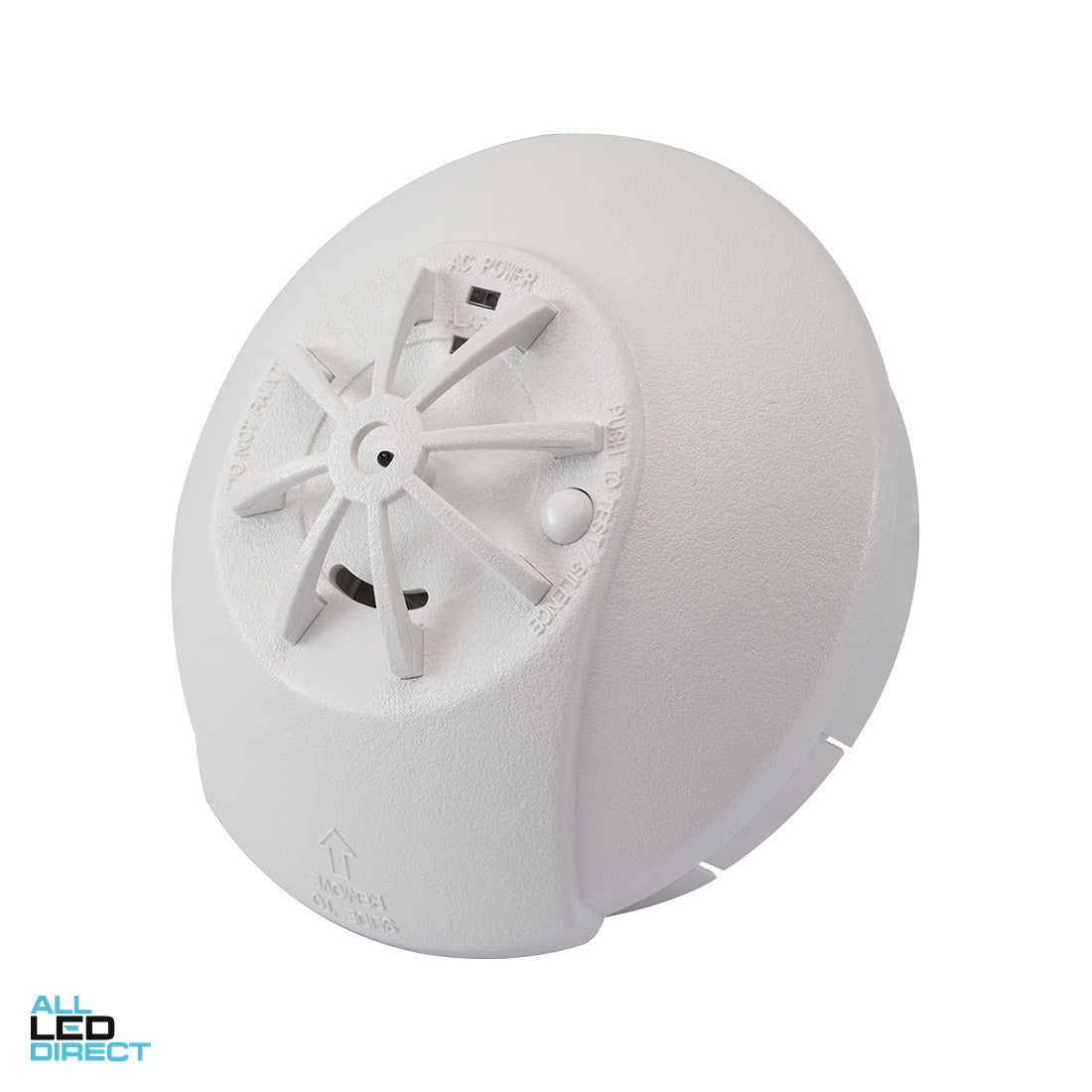 Red Smoke Alarms 240 Volt Heat Alarm with Lithium Battery Back-Up ALL LED Direct