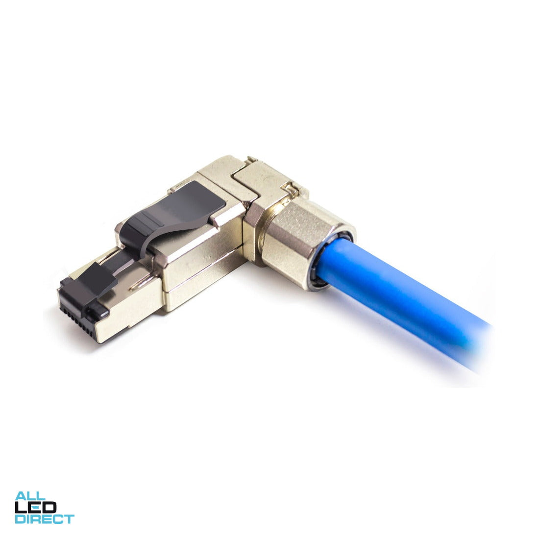 Serveredge RJ45 Cat6A Shielded Angled Industrial Field Terminator ALL LED Direct