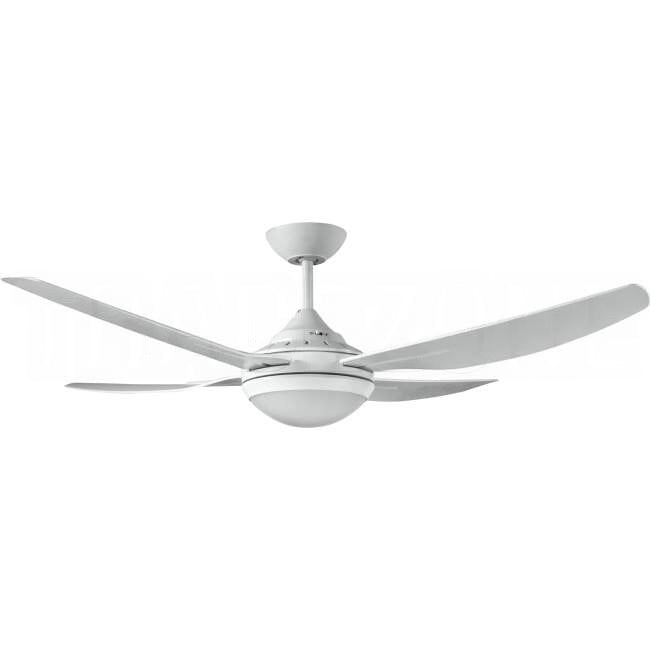 Ventair 1320mm (52') ROYALE II 4 Blade Ceiling Sweep Fan With Moulded ABS Blades & LED Light White