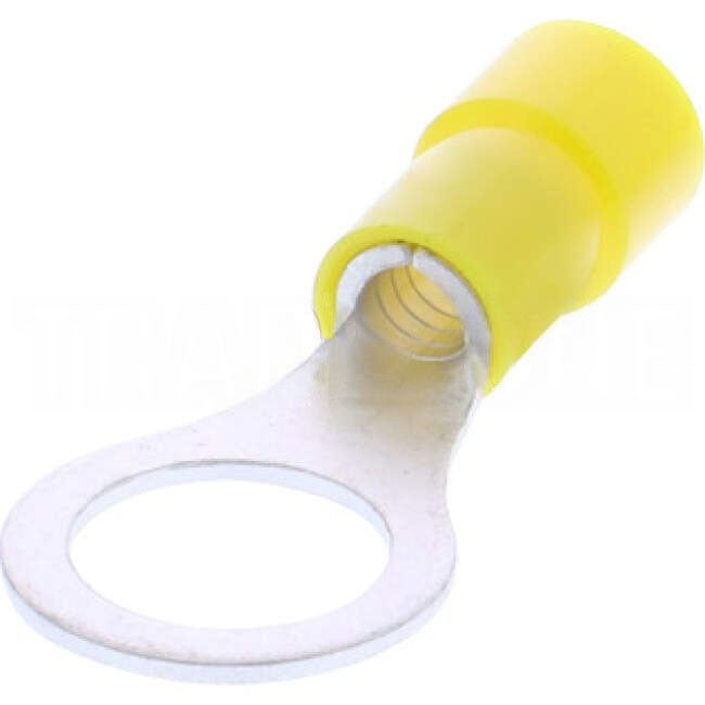 Cabac Stud Ring Terminal Suitable For 10mm Cable Yellow