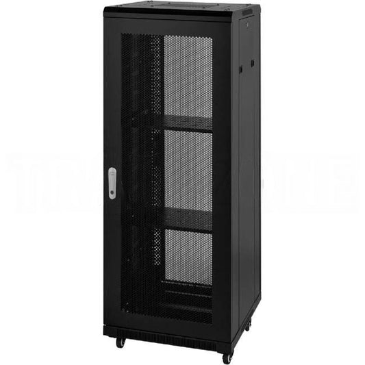 Racktech 27U 600mm x 600mm RTX Series Glass Front Door and Vented Rear Door Standing Rack