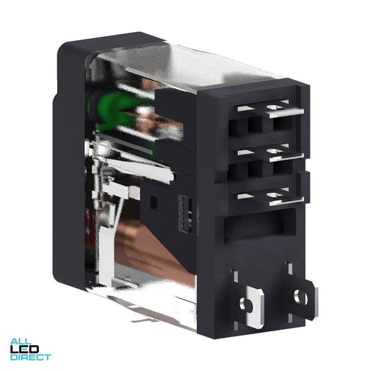 Schneider Plug In Relay 1 x C/O 230 Volt AC 10 Amps ALL LED Direct