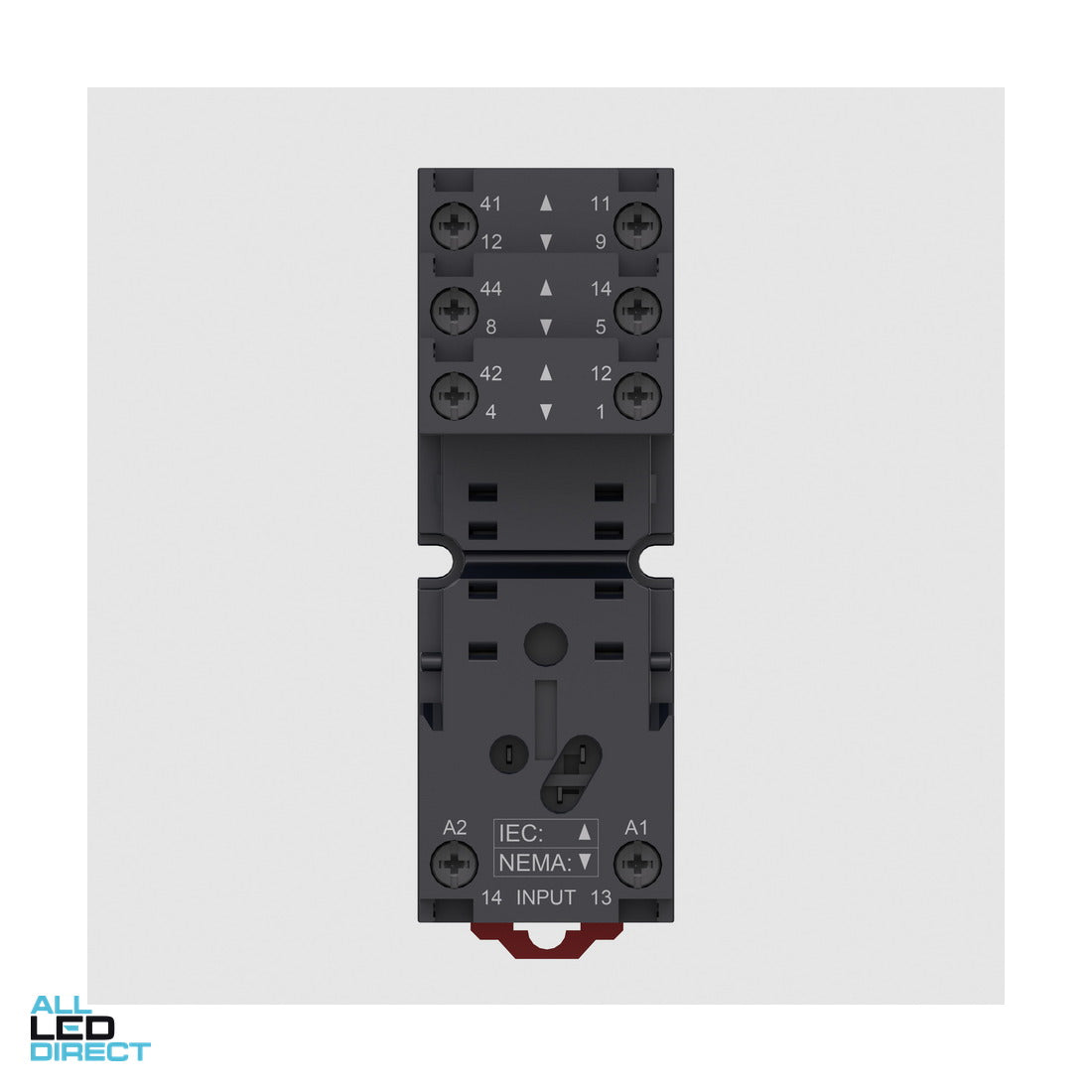 Schneider Relay Base Suits RXM2 Relays 2 Pole ALL LED Direct