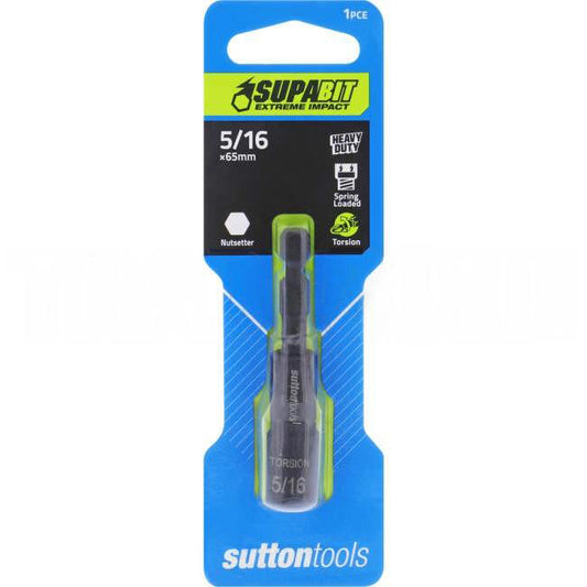 Sutton 5/16 Inch x 65mm SUPABIT EXTREME IMPACT Torsion Nutsetter