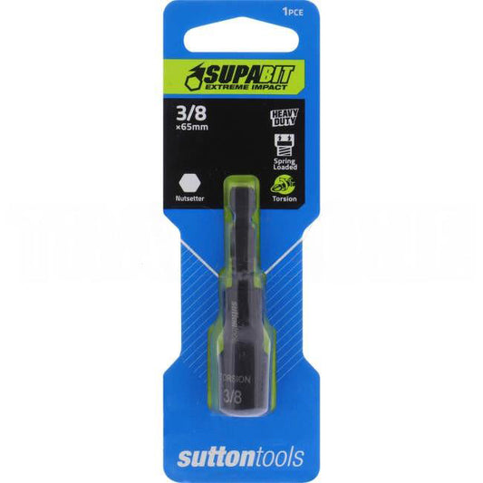 Sutton Tools SUPABIT Extreme Impact Nutsetter 3/8 Inch x 65mm Impact Bit