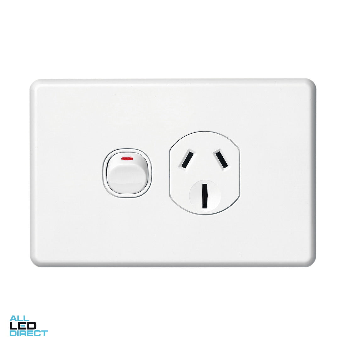 Clipsal 15 Amp SLIMLINE Single Internal Powerpoint ALL LED Direct