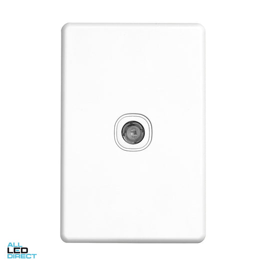 Clipsal Slimline TV Antenna Socket Plate