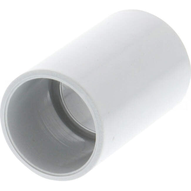 GTS 25mm Medium Duty Plain to Plain Conduit Coupling Grey