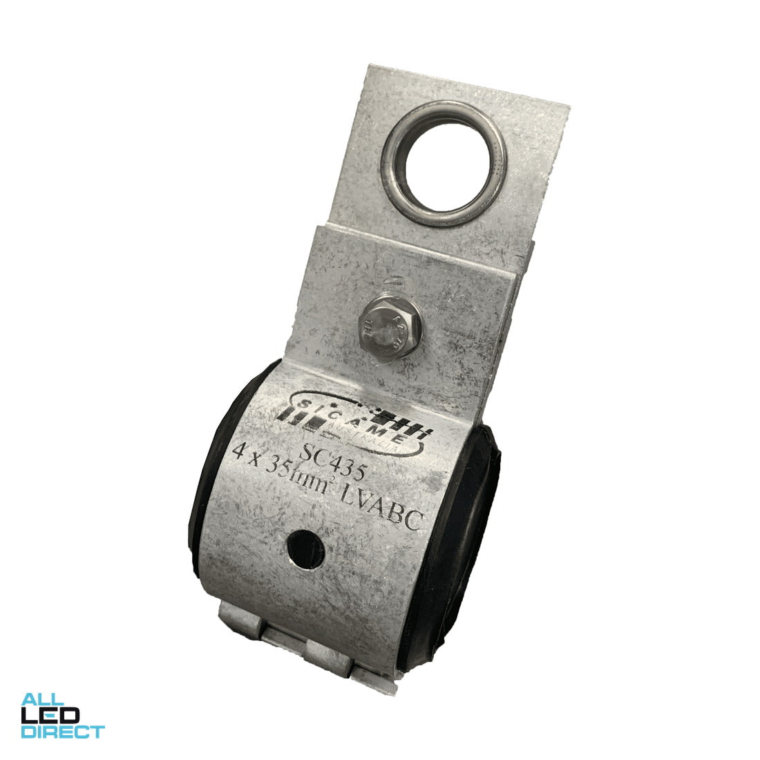Sicame Suspension Clamp Aluminium Body With Stainless Fasteners Suitable For 2 Core 50mm Or 3 Core 35mm & 3 Core 50mm & 4 Core 25mm & 4 Core 35mm Cable