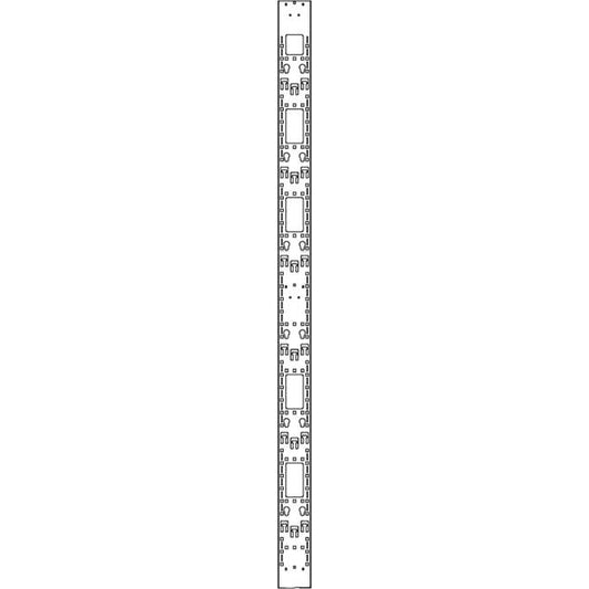 SharkRack Universal 120mm Multifunction PDU & Cable Tray 42U