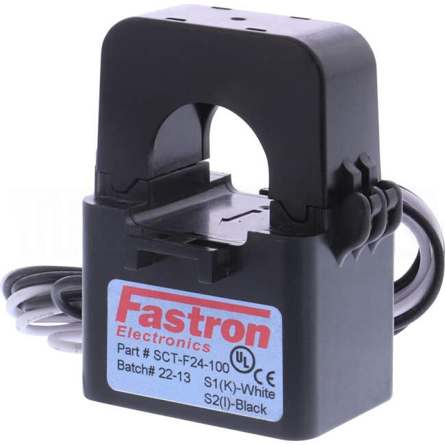 Fastron Electronics 100 Amp CT Clamp .333v Current Transformer Split Core