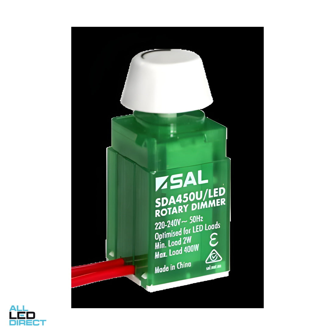 SAL Universal Analogue Dimmer Mech White ALL LED Direct