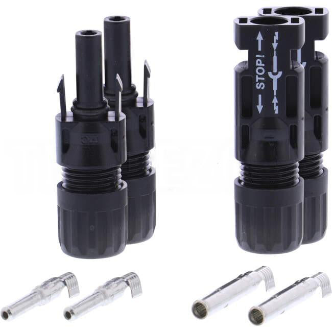 PGK 1000 Volts 32 Amp 4 Pole DC Isolator With Genuine MC4 Connectors And 200mm Lead Includes Inbuilt Vent