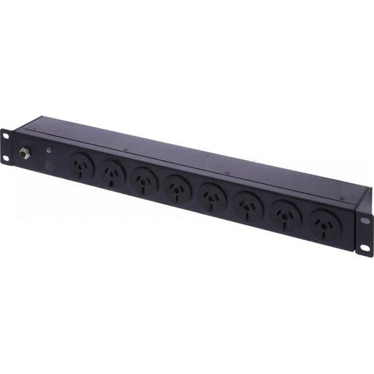 Serveredge Basic 8 Port PDU With Surge Protection With Flushed & Recessed Brackets 3 Metres