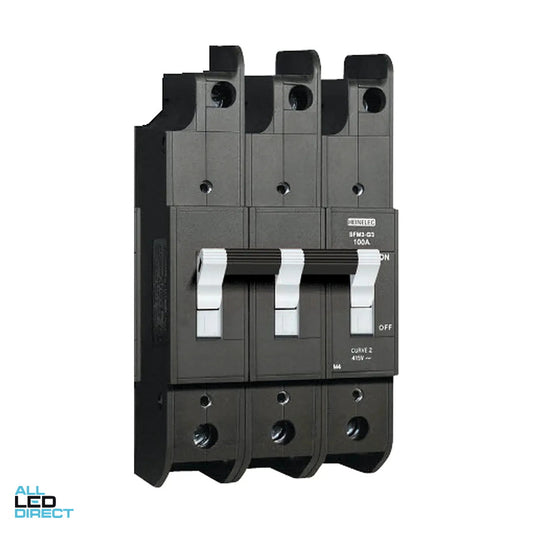 CBI Heinemann 63 Amp SFM Miniature Circuit Breaker MCB Curve 2 3 Pole 6kA ALL LED Direct